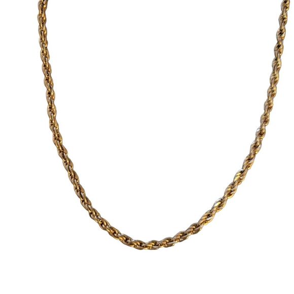 Elegant Gold Rope Chain Necklace - Picture 3 of 3